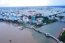 Dự án Phát triển thành phố Cần Thơ và tăng cường khả năng thích ứng của đô thị còn hơn 10 gói thầu xây lắp chưa được tổ chức lựa chọn nhà thầu. Ảnh: Lê Tiên