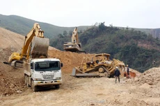 Nhiều đơn vị tại Lai Châu có tỷ lệ giải ngân vốn đầu tư công đạt trên 50% kế hoạch. Ảnh: Tường Lâm