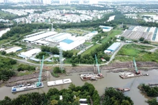 Công trình nạo vét rạch xóm Củi giao mặt bằng đến đâu thi công rốt ráo đến đó