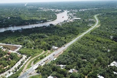 Đoạn Rạch Sỏi - Bến Nhất - Gò Quao - Vĩnh Thuận là một trong 3 đoạn thuộc Dự án đường Hồ Chí Minh chưa được sắp xếp vốn. Ảnh minh họa: Lê Tiên