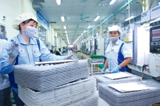 Nhiều dự án sản xuất, chế tạo sản phẩm điện tử, công nghệ được tăng vốn với quy mô lớn trong 7 tháng đầu năm 2022. Ảnh: Tiến Tân