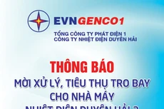 Thông báo mời xử lý, tiêu thụ tro bay cho Nhà máy Nhiệt điện Duyên Hải 3