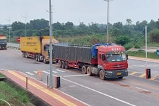 Hơn 11 nghìn tấn hàng hóa qua cửa khẩu Bắc Luân II từ khi thông quan trở lại