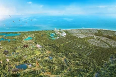 Phối cảnh quy hoạch tổng thể Safari Hồ Tràm. (Ảnh: Novaland)