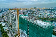 Block C đã được cất nóc