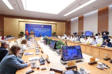 Thủ tướng Phạm Minh Chính chủ trì Hội nghị đô thị toàn quốc năm 2022. Ảnh: Quý Bắc