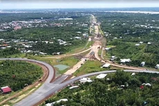 Cienco 873 được biết đến là đơn vị thi công nhiều công trình giao thông lớn trên cả nước. Ảnh: Công Thành