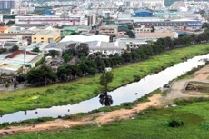 Dự án kênh Tham Lương - Bến Cát - rạch Nước Lên có tổng mức đầu tư 8.200 tỷ đồng. Ảnh: Hữu Khoa