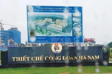 Dự án nhà ở xã hội thuộc Quy hoạch tổng mặt bằng khu thiết chế công đoàn tại Khu công nghiệp Đồng Văn II, thị xã Duy Tiên, tỉnh Hà Nam có diện tích 49.052 m2, tổng vốn đầu tư dự kiến 621,804 tỷ đồng. Ảnh: N. Trường