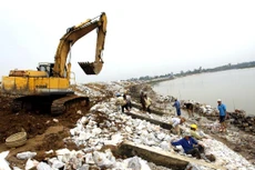 Công ty CP Đầu tư xây dựng công trình giao thông 309 vừa được lựa chọn thực hiện 2 gói thầu xây kè tại Đồng bằng sông Cửu Long với tổng giá trị hơn 513 tỷ đồng. Ảnh minh họa: Tường Lâm