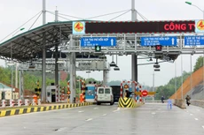Dự án Đầu tư xây dựng tuyến đường Thái Nguyên - Chợ Mới kết hợp cải tạo, nâng cấp Quốc lộ 3 đoạn Km75 - Km100 chỉ được thu phí tại một trạm. Ảnh: Huyền Trang