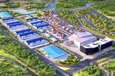 Dự án Trung tâm Logistics ICD Vĩnh Phúc có quy mô 83 ha, được xây dựng tại thị trấn Hương Canh và xã Sơn Lôi, huyện Bình Xuyên - “thủ phủ” khu công nghiệp của tỉnh Vĩnh Phúc. Ảnh: Đức Hiền