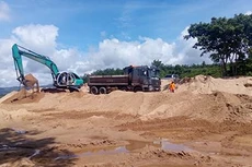 2 doanh nghiệp trúng đấu giá mỏ cát tại Kon Tum
