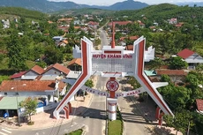 Giá dự thầu thấp nhất tại Gói thầu 7 thuộc Dự án Các trục đường giao thông chính Khu đô thị mới thị trấn Khánh Vĩnh (giai đoạn 1) là hơn 33,859 tỷ đồng. Ảnh: Mã Phương