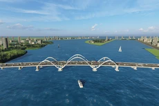 Dự án Cầu Cửa Lục 1 có tổng mức đầu tư gần 2.110 tỷ đồng. Ảnh: Đỗ Phương