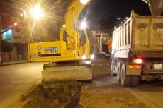 Nhà thầu thi công hệ thống cống từ các hẻm đồng bộ với hệ thống thoát nước của đường Nguyễn Hữu Cảnh