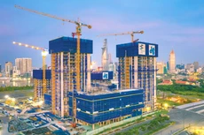 Thị trường bất động sản ảm đạm trong thời gian qua khiến kết quả kinh doanh của nhiều doanh nghiệp đầu ngành xây dựng đi xuống. Ảnh: Giang Đông