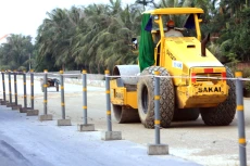 Gói thầu hơn 45 tỷ đồng thuộc Dự án Sửa chữa Đường tỉnh 824 (đoạn ngã 3 Công viên Võ Văn Tần đến cống Bà Bông) do Sở Giao thông vận tải Long An làm chủ đầu tư. Ảnh: Tiên Giang