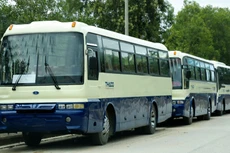 Công ty CP Ô tô Trường Hải được lựa chọn trúng Gói thầu Cung cấp xe ô tô 29 chỗ ngồi của Công ty Thủy điện Ialy. Ảnh: Hoài Tâm