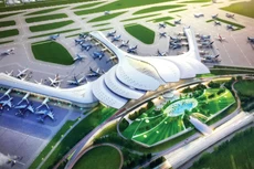 Dự kiến, Dự án Cảng hàng không quốc tế Long Thành sẽ được xây dựng với công suất 100 triệu lượt hành khách và 5 triệu tấn hàng hóa mỗi năm. Ảnh: NC st