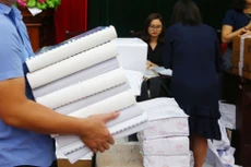 Nhiều gói thầu trên địa bàn huyện Hoài Nhơn, tỉnh Bình Định có HSMT/HSYC đưa ra yêu cầu nhà thầu không bị cấm tham gia đấu thầu trong 3 năm gần đây. Ảnh: Nhã Chi