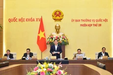 Chủ tịch Quốc hội Vương Đình Huệ phát biểu khai mạc Phiên họp thứ 29