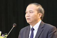 Nguyên Chủ tịch UBND tỉnh Vĩnh Phúc Nguyễn Văn Trì khi còn đương chức. Ảnh: Cổng thông tin điện tử Vĩnh Phúc