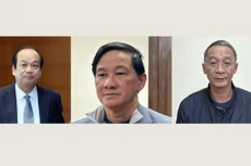 Các bị can: Mai Tiến Dũng, Trần Đức Quận và Trần Văn Hiệp