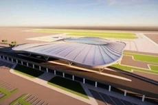 Phối cảnh phương án Nhà ga hàng không dân dụng thuộc dự án Cảng hàng không Quảng Trị.