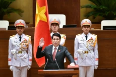 Kỳ họp thứ 8, Quốc hội khóa XV: Ngày làm việc đầu tiên, Quốc hội thông qua bầu ông Lương Cường giữ chức Chủ tịch nước