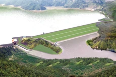 Phối cảnh Dự án Hồ chứa nước Cánh Tạng, tỉnh Hòa Bình