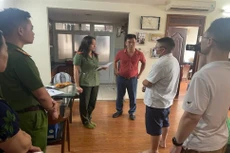 Cơ quan Công an làm việc với đối tượng Lê Văn Vàng.