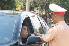 Lực lượng CSGT trực 100% quân số dịp nghỉ lễ.