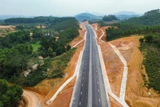 Một đoạn cao tốc Tuyên Quang - Phú Thọ.