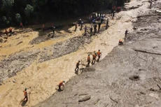 Tìm kiếm nạn nhân mất tích tại thôn Làng Nủ, xã Phúc Khánh, huyện Bảo Yên, tỉnh Lào Cai 