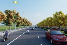 Phối cảnh Dự án Đường Tố Hữu nối dài đi sân bay Phú Bài, tỉnh Thừa Thiên Huế