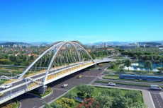 Phối cảnh Dự án Xây dựng nút giao khác mức giữa đường Kim Ngọc và tuyến đường sắt Hà Nội - Lào Cai.