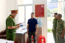 Cơ quan Cảnh sát điều tra Công an tỉnh Đồng Nai thi hành Quyết định khởi tố bị can, Lệnh bắt bị can để tạm giam đối với ông Nguyễn Quốc Vy Liêm