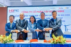 Liên danh các nhà bảo hiểm ký kết thỏa thuận hợp tác cùng Tập đoàn HBRE (Ảnh: N.Lan)