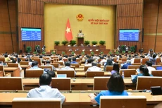 Quốc hội biểu quyết thông qua Luật sửa đổi, bổ sung một số điều của Luật Cảnh vệ.