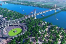 Phối cảnh cầu Nguyễn Trãi.