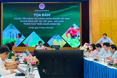 Bộ trưởng Bộ Kế hoạch và Đầu tư Nguyễn Chí Dũng phát biểu tại Tọa đàm