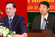 Ông Ngô Đức Vượng (trái) và ông Nguyễn Doãn Khánh. 