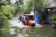 Mưa lũ đã gây thiệt hại về sản xuất, kinh doanh và đời sống người dân trên địa bàn một số huyện thuộc TP. Hà Nội