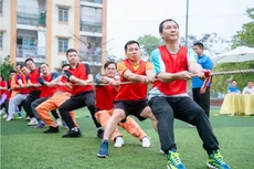 Phần thi kéo co tại Hội vui Xuân Giáp Thìn 2024