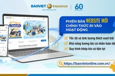 Bảo hiểm Bảo Việt chính thức hoạt động giao diện website mới