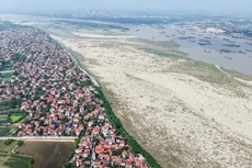 Mỏ cát Châu Sơn ở huyện Ba Vì, Hà Nội