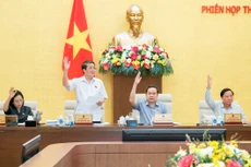 Các lãnh đạo Quốc hội nhất trí thông qua 2 nội dung được Phó Chủ tịch Quốc hội Nguyễn Đức Hải kết luận tại Phiên họp