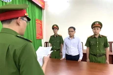 Nguyễn Vũ Hải tại cơ quan Công an