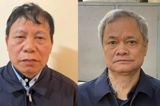 Nguyên Bí thư Tỉnh ủy Bắc Ninh Nguyễn Nhân Chiến và nguyên Chủ tịch UBND tỉnh Bắc Ninh Nguyễn Tử Quỳnh